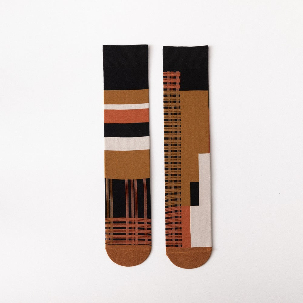 Pile socks AB asymmetric socks 6733473095022