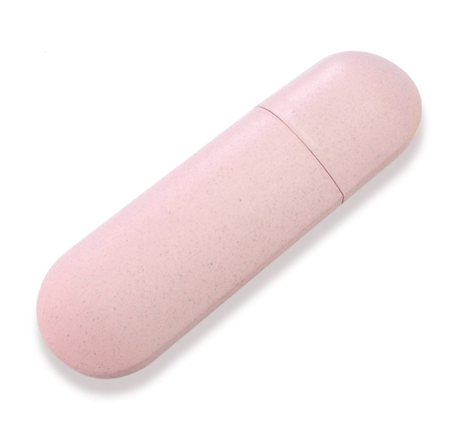 Wheat Straw Travel Toothbrush Cover Health Tooth Brushes Protector Portable Travel Toothbrush Box 67465506611