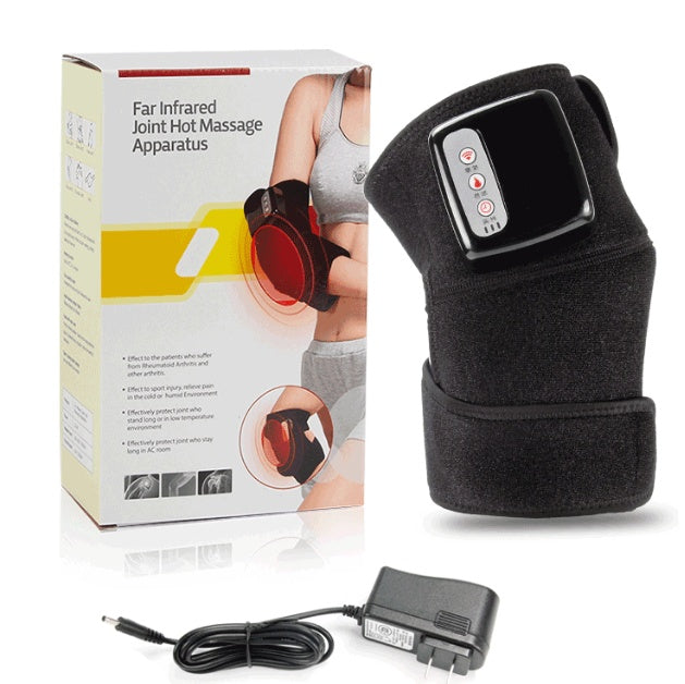 Electric Infrared Heating Knee Massager Wrap Elbow Joint Support Vibration Therapy Physiotherapy Machine Pain Relief Massagea