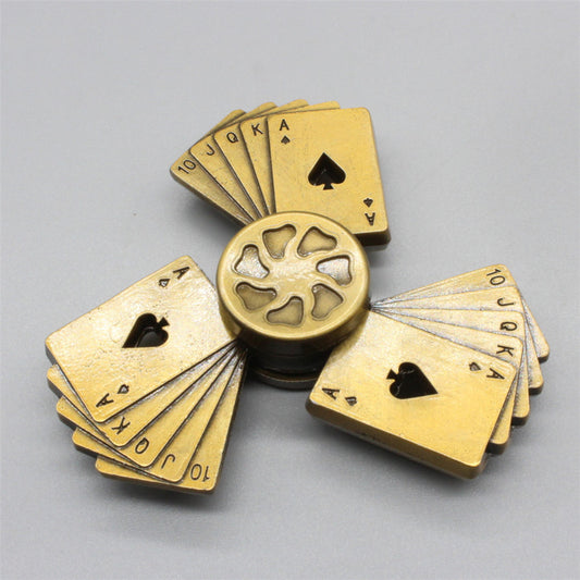 Poker Fingertip Gyro Metal Flush Toy 67524daf 0f52 414a 8642 4efa1f6f70a9