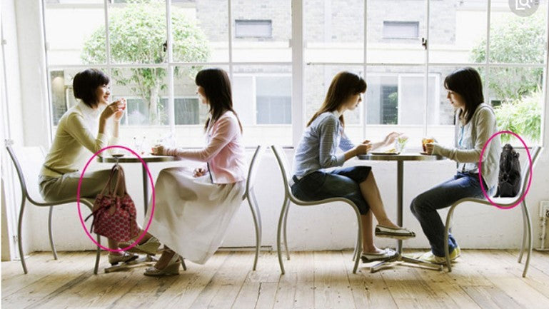 Portable And Practical Folding Crystal Bag Hanger 676b94ab ec10 4735 ac33 cb9ebf8d8eab