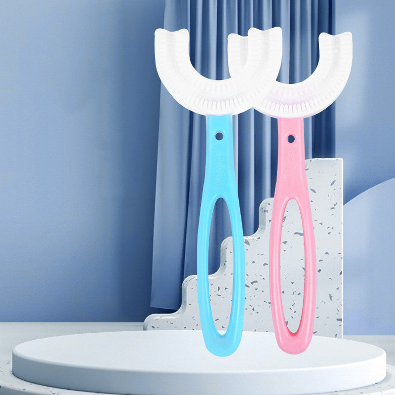 Children's U-shaped Food Grade Soft Rubber Toothbrush 6771b787 d080 4e20 b9e2 f97ccc5d7933 2d769a9b def0 4ad5 a7c0 bead2db74d