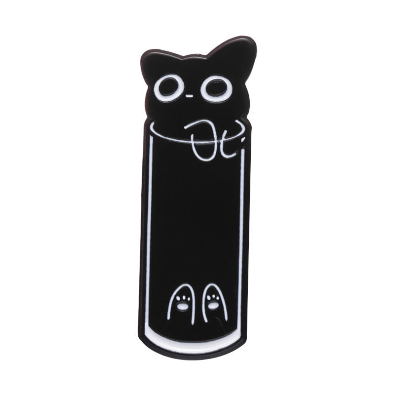 Foreign Trade New Cat-like Cute Animal Brooch Simple Minority All-match Decoration Scarf Buckle 677cfaf8 d564 4ce2 92b4 3f666