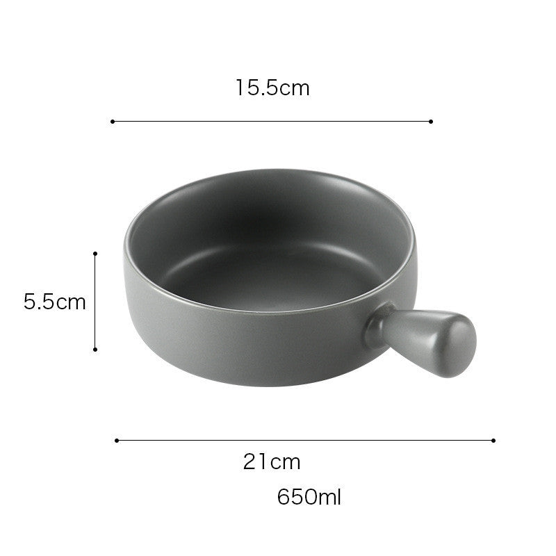 Special ceramic plate for oven with handle 6780182546110