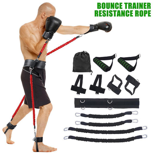 Boxing arm leg bounce strength training device 678064008600