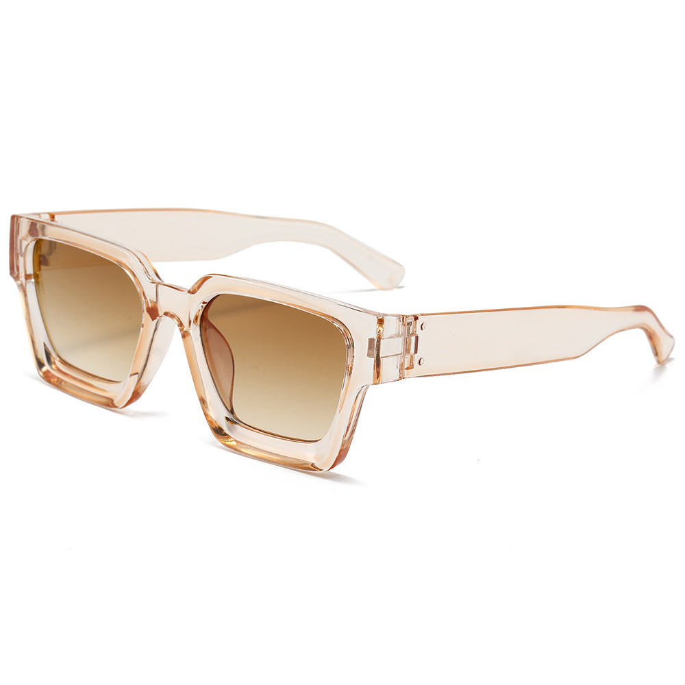 Classic Thick Square Frame Sunglasses Men's Driving UV Protection 6785acc5 5229 436e ac8b a9113df0f856
