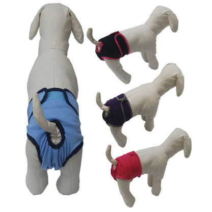 Dog Shorts Puppy Physiological Diapers Panties Waterproof Adjustable Cute Pattern Dog Physiological Pants Pet Costumes Suppli
