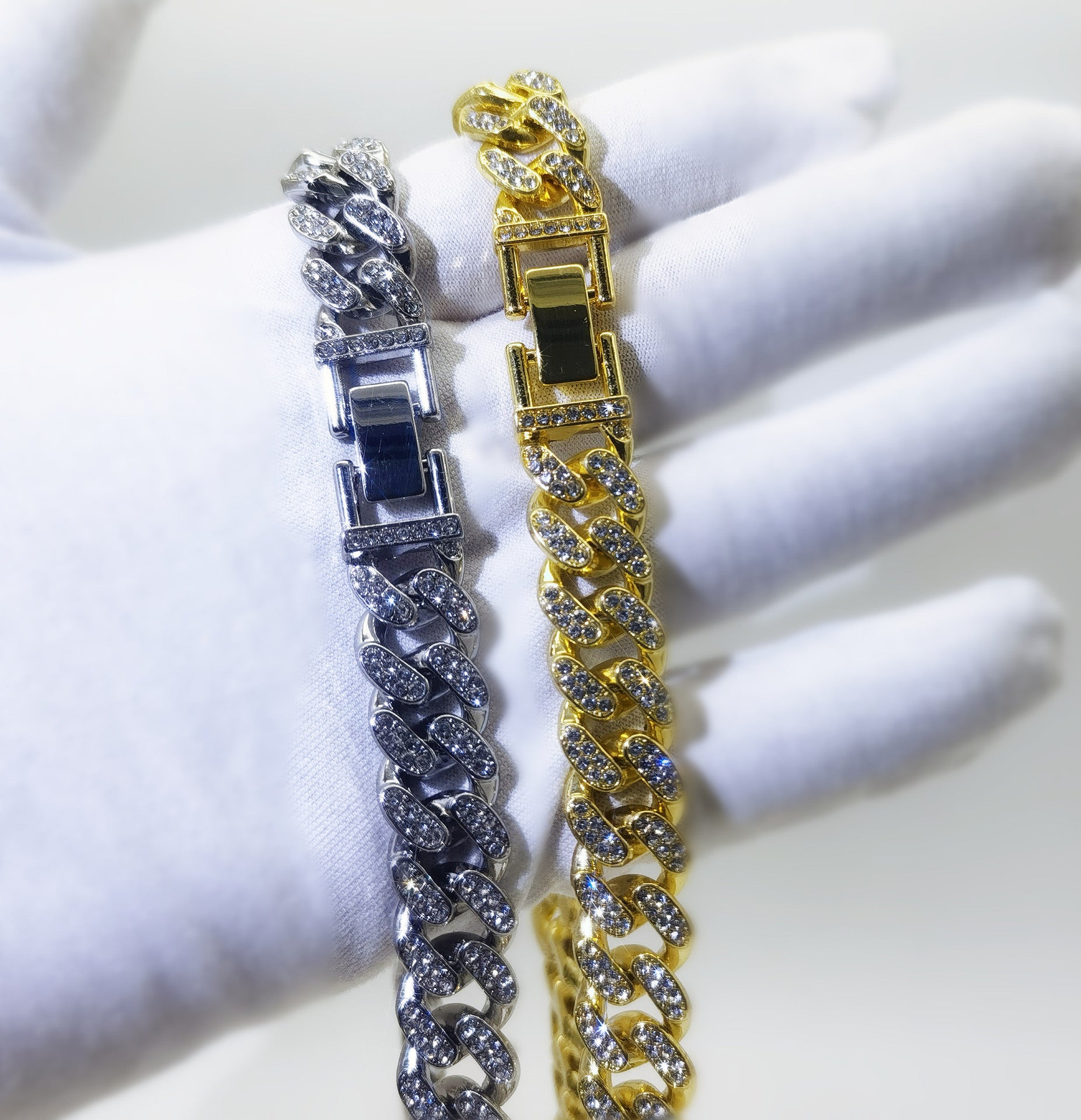Flat Cuban Link Chain Diamond Bracelet 6793663f cdce 47ff aa3f fe8b2f84a4c2