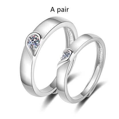 Couple Confession Ring Love Big Diamond Ring Doll Plush Ring Box 67a24364 a63c 466e 8395 beac734c58db