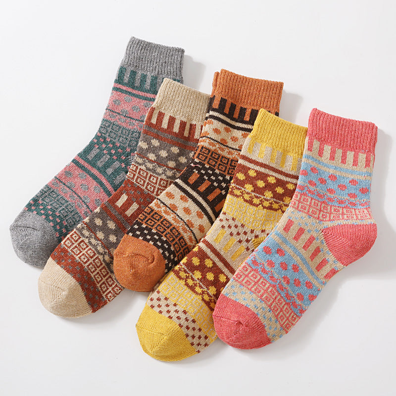 Fashion Winter Thickened Socks Women's Set 67b2c322 105e 4569 8f71 a1277d9c33b8