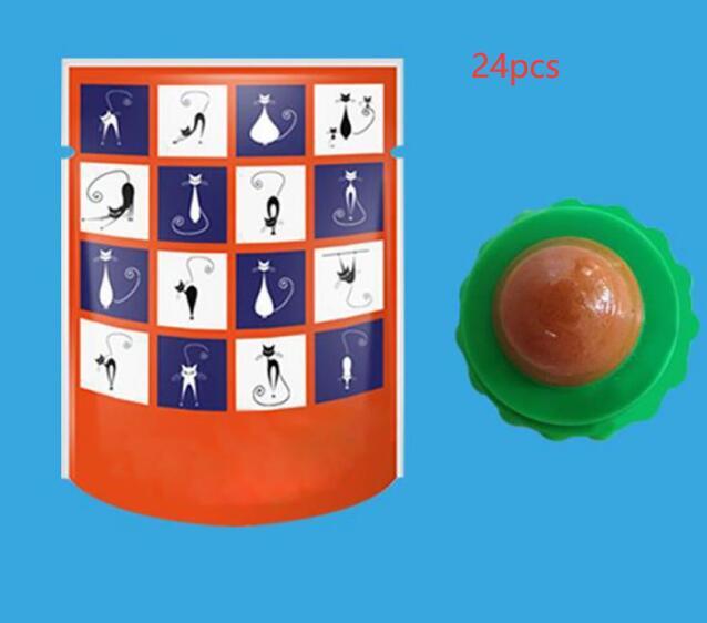 Pet Cat Sugar Energy Ball Lick Toys Catnip 6800624699136