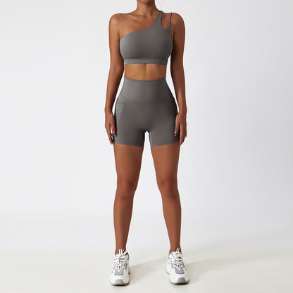 Quick-drying Tight Yoga Clothing Women's Pocket Running Sports Suit 6800b1da 5a02 4779 a2de f8793a046dce