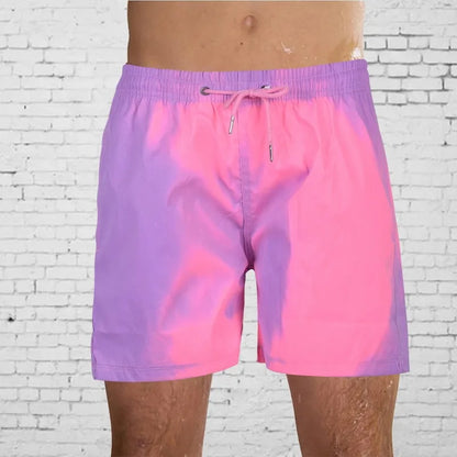 Magical Change Color Beach Shorts Summer Men Swimming Trunks Swimwear Swimsuit Quick Dry bathing shorts Beach Pant