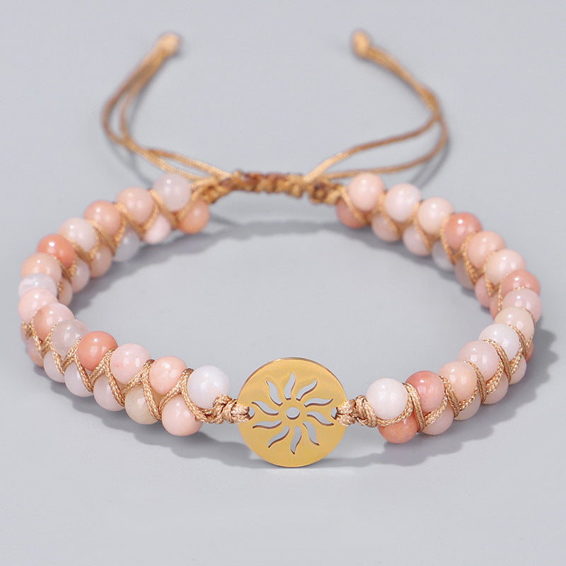 Double Layer Hand-woven Natural Stone Hollow Yoga Meditation Bracelet 6807ba01 7d01 4e1c 91cf bd2af996fa3d