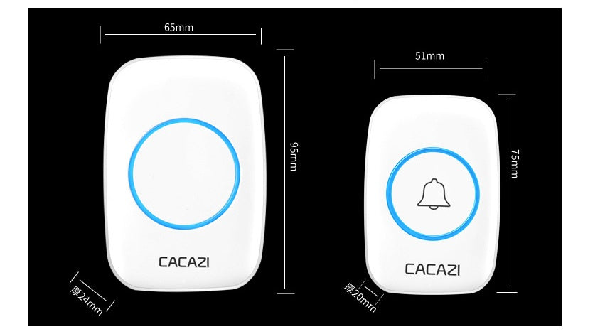 Wireless doorbell home new  long-distance remote control old pager Intelligent exchange doorbell 681141622331