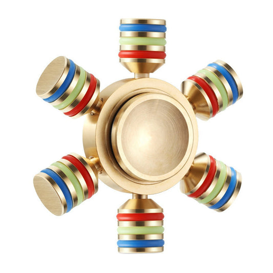 Colorful circle three head six arm gyro 682578440748