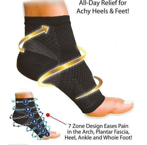 Yoga Ankle Support Sports Socks Fitness Sprain Protection Pressure Elastic Nylon Foot Cover 682730896463
