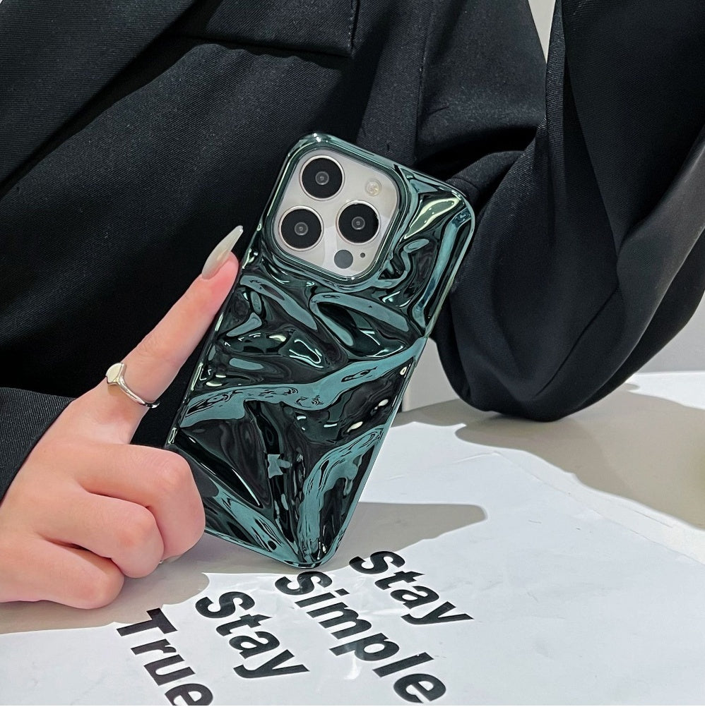 Electroplating Three-dimensional Pleated Pattern Shell Advanced Sense - 图片 8