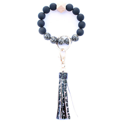 Creative Wooden Bead Bracelet Keychain 684cff34 f230 467f a699 365a37bcf8c5