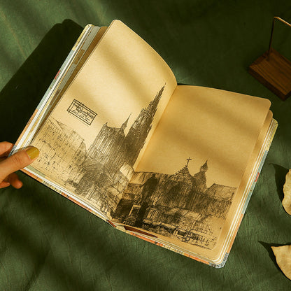 Personality creative kraft paper illustration mood notebook - 图片 3
