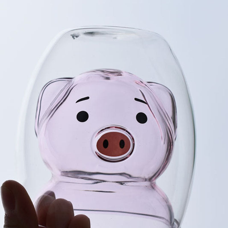 3D Double Layer Lovely Panda Cup Skull Wine Cup - HD Wireless Product #20
