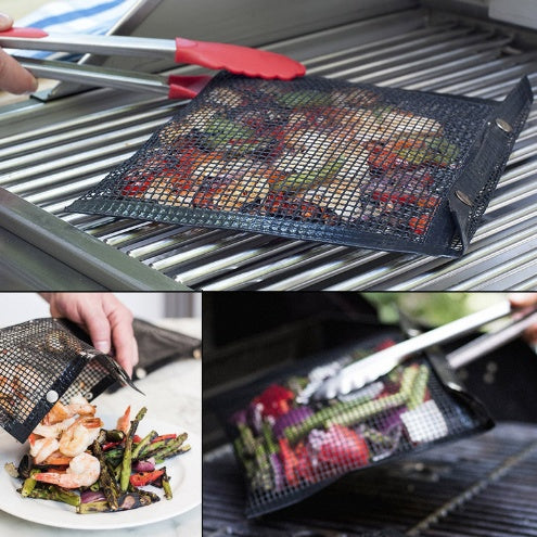 Reusable BBQ Grill Mesh Bag Non-stick Barbecue Baking Isolation Pad Outdoor Picnic Camping BBQ Kitchen Tools 686941811906