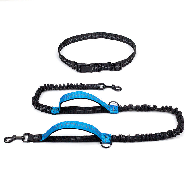 Multifunctional Running Reflective Double Telescopic Dog Leash Dog Chain Lead Rope 686d20ea b7a2 45ab b0dc 98f1fc80b1f3