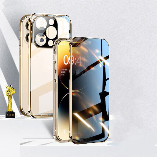 Phone Case Double-sided Glass Peep-proof All-inclusive Lens Magnetic Suction 68750d90 6f46 4988 8879 3648cca7b4ca