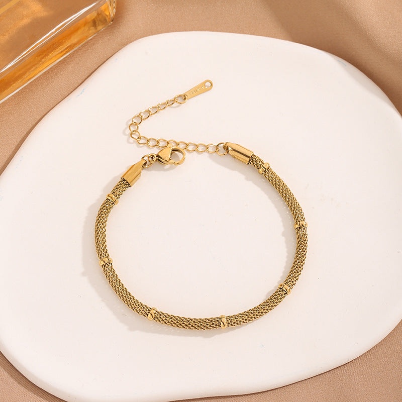 Fashion A Wire Fence Simple Bamboo Necklace Bracelet 6875b432 5c22 432e 82b4 7b7173851af6