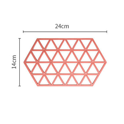 Hexagonal anti-scalding pot coaster 6887936912547