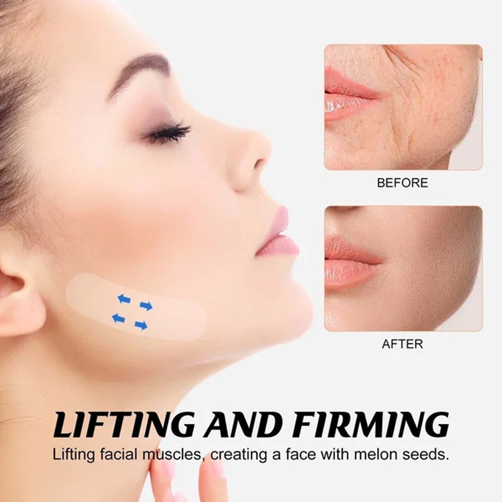 Facial Invisible Lifting Patch Lifting And Tightening V-line Strap Face Pasters 689409dd 378e 4bcf 92c9 da1c99db19ed