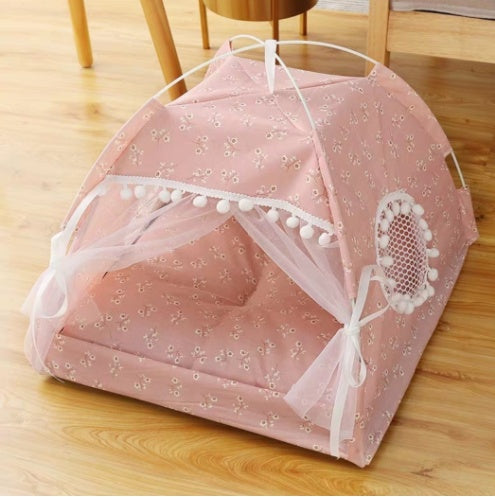 Semi-enclosed pet bed 68b72f36 ab51 4fed b64f 3d7883500322