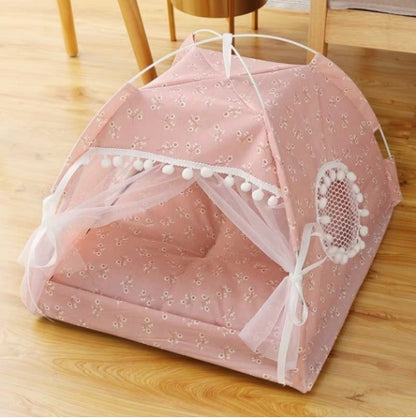Semi-enclosed pet bed 68b72f36 ab51 4fed b64f 3d7883500322