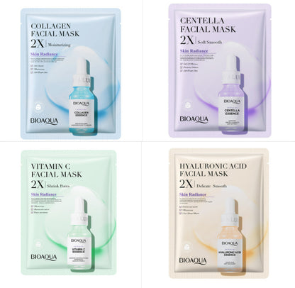 Collagen Face Mask Moisturizing Firming Face Sheet Mask Hyaluronic Acid Facial Masks Beauty Skin Care Gel Skin Care 68c44c02 