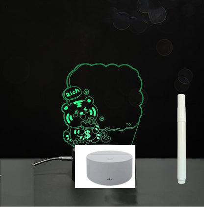 3D Acrylic Board Handwriting Message Board LED Light - HD Wireless Product #60