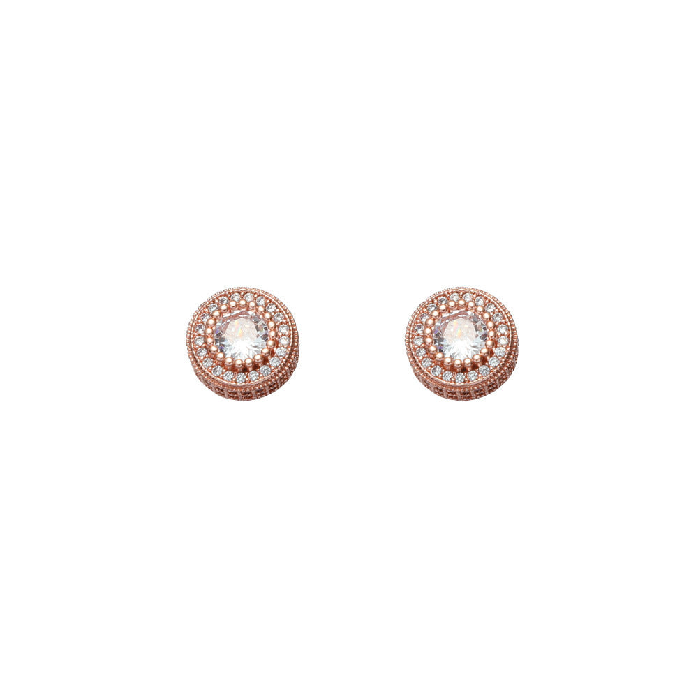 Round Full Zircon Hip Hop Personality Earrings Men And Women Trendy Diy Earrings 68ebc02d 63a2 45dd a34b 19c543e94f38