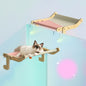Mewoofun Pet Cat Window Perch 4 Color Wooden Assembly Hanging Bed Cotton Canvas Easy Washable Multi-Ply Plywood New Dropshipp