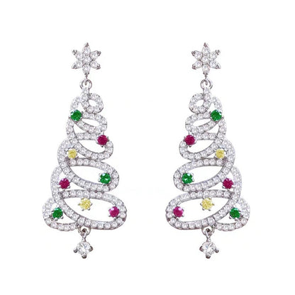 Colorful Diamond Inlaid Christmas Tree Earrings 690522a8 ffeb 4034 8d8e a0d3c942a51b 5acba37e 0278 4b21 82c9 6f6ccb19d6d1