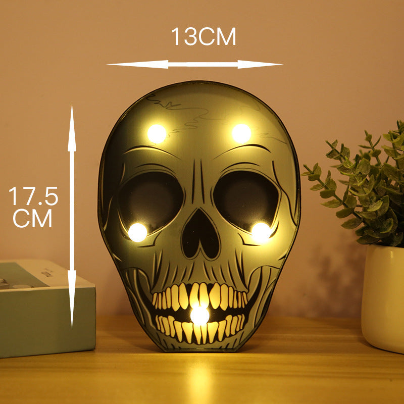Halloween Lights Decoration LED Light Pumpkin Spider Bat Skull Outdoor Decorative Modeling Room Lights Decor Helloween Party 