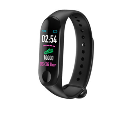 Compatible With , Smart Bracelet Heart Rate And Blood Pressure Exercise Meter Step Information Push Smart Reminder Color Brac