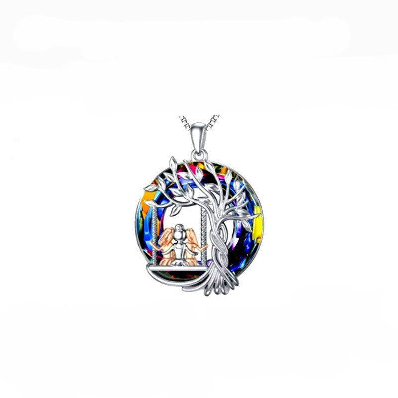 Fashion Colorful Crystal Pendant Necklace 692c948a 930f 4e63 ad0a c8cf40a68211