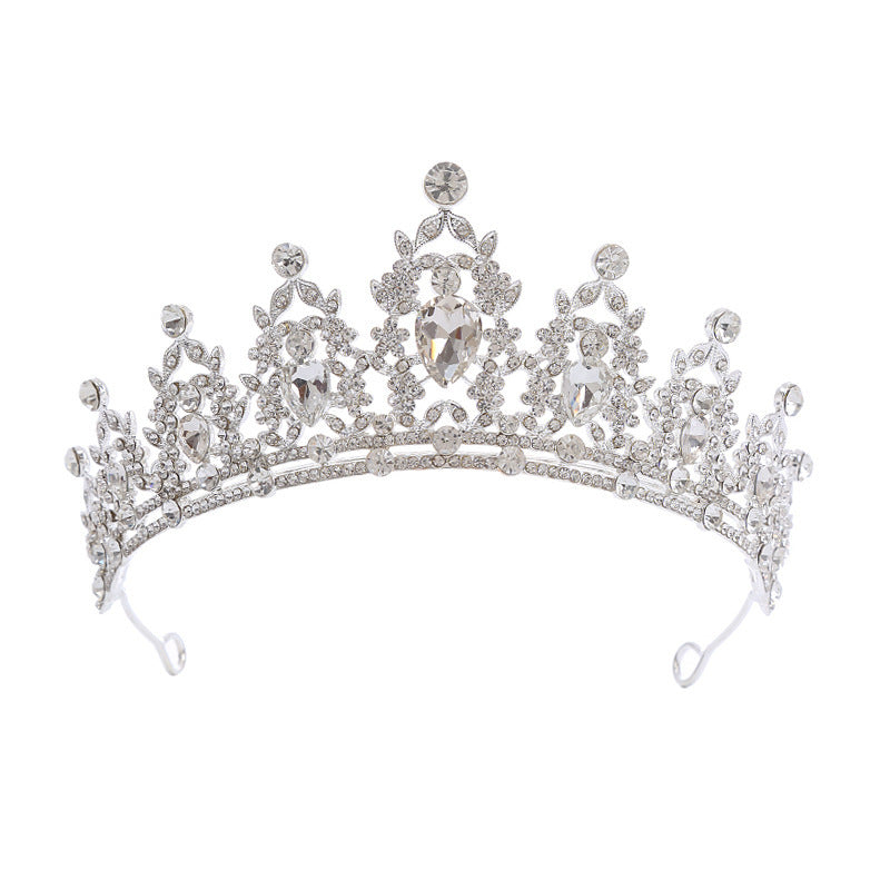 Handmade Glass Beaded Hair Crown Hair Band Headwear Birthday Performance 693ed4d2 5951 4592 b1bb bad74e5831f1