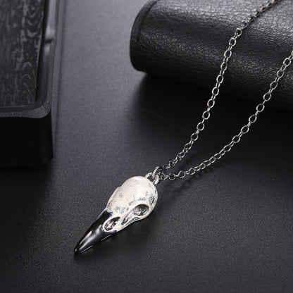 Crow Skull Skull Pendant Necklace 694488180968