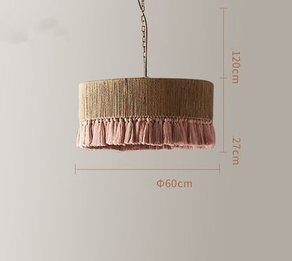 Creative Bedroom Bohemian Vintage Twine Tassel Chandelier 694a0aff a67c 4616 8fae 03e7736f7ca8