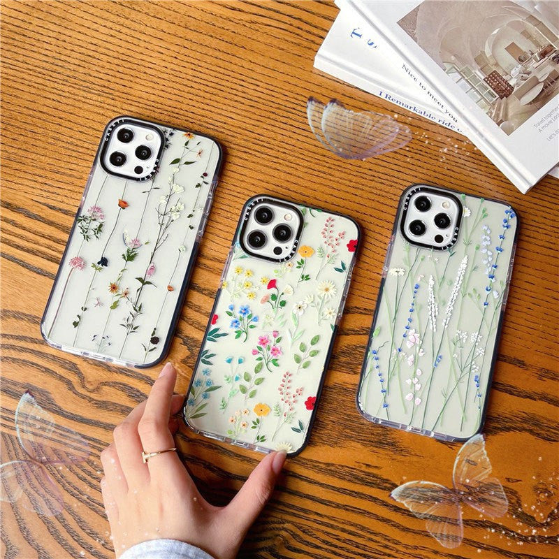 Drop-resistant Ins Style Timbo Flowers Phone Case - 图片 3