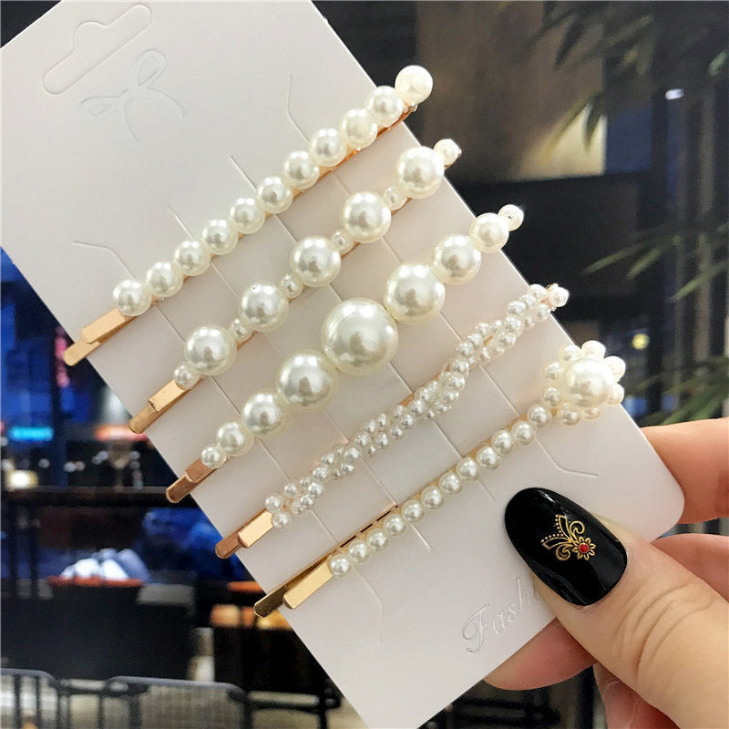 Jewelry Pearl Hairpin Set Retro Handmade Clip 6956eba1 7bce 4073 a814 88d4b366bbd7