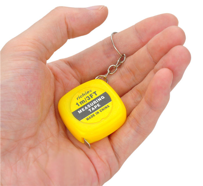1M Mini Measuring Tape With Key Buckle Portable Random Color Hand Tools With Centimeter And Inch Scale - HD Wireless Product #4