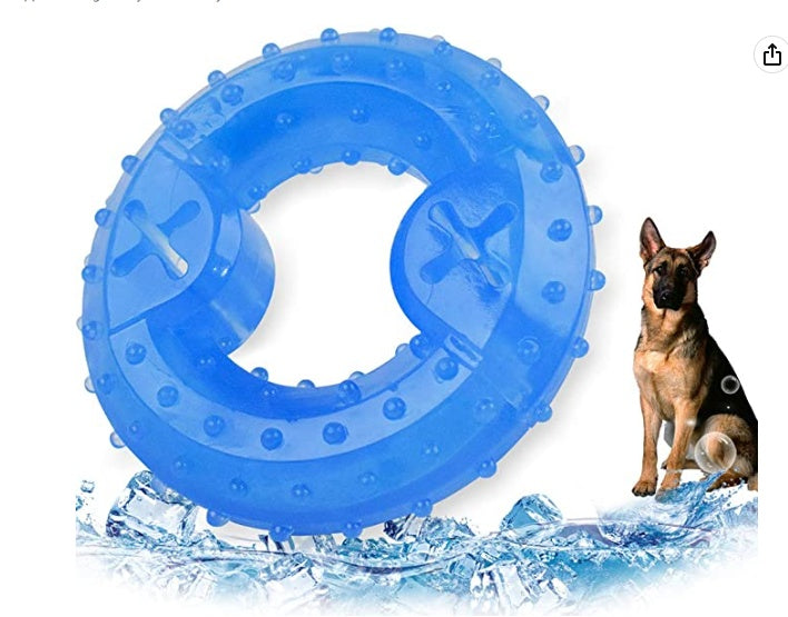 Dog Cooling Toy Puppy Teething Ring Freeze Dogs Chew Toy For Summer Tough Durable Pet Toys 696cedb3 b549 4385 bc3d 659d428743