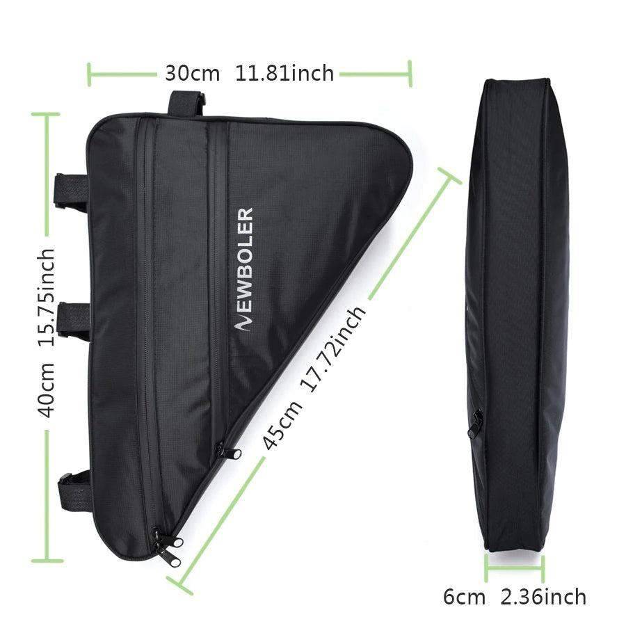 Large capacity bicycle bag triangle bag 697409160026