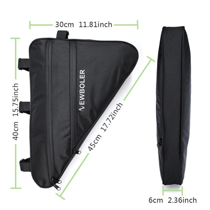 Large capacity bicycle bag triangle bag 697409160026